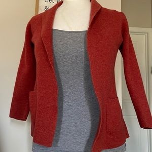 Tweeds patch pocket black jacket
